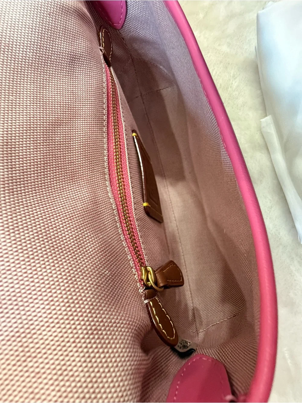 COACH Pink Soho Signature Jacquard Top Handle Shoulder Bag